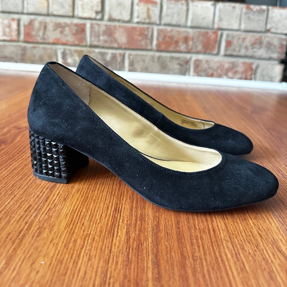 MICHAEL Michael Kors Arabella Kitten Pump Black Suede